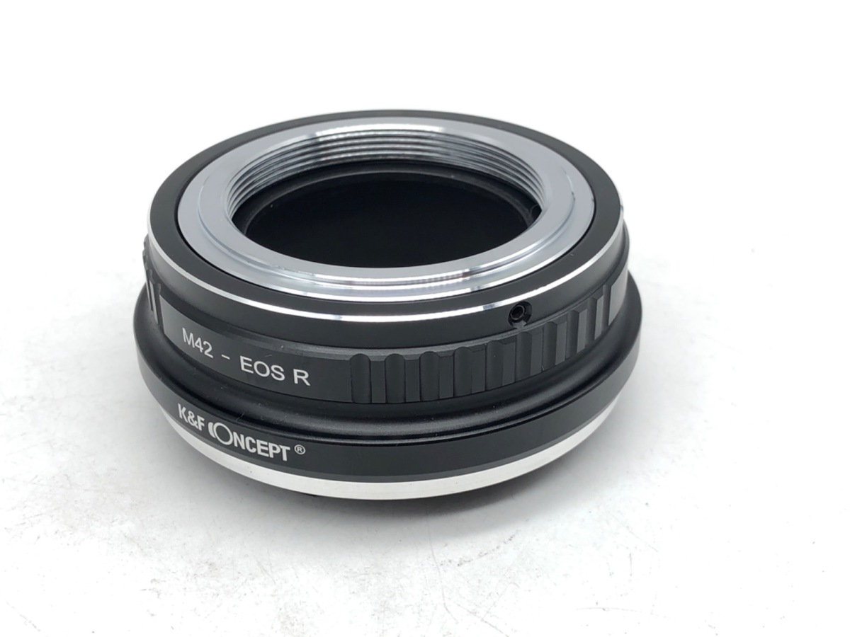 【中古】K&F Concept KF-42RF マウントアダプター [レンズ側：M42 ボディ側：キヤノンRF]