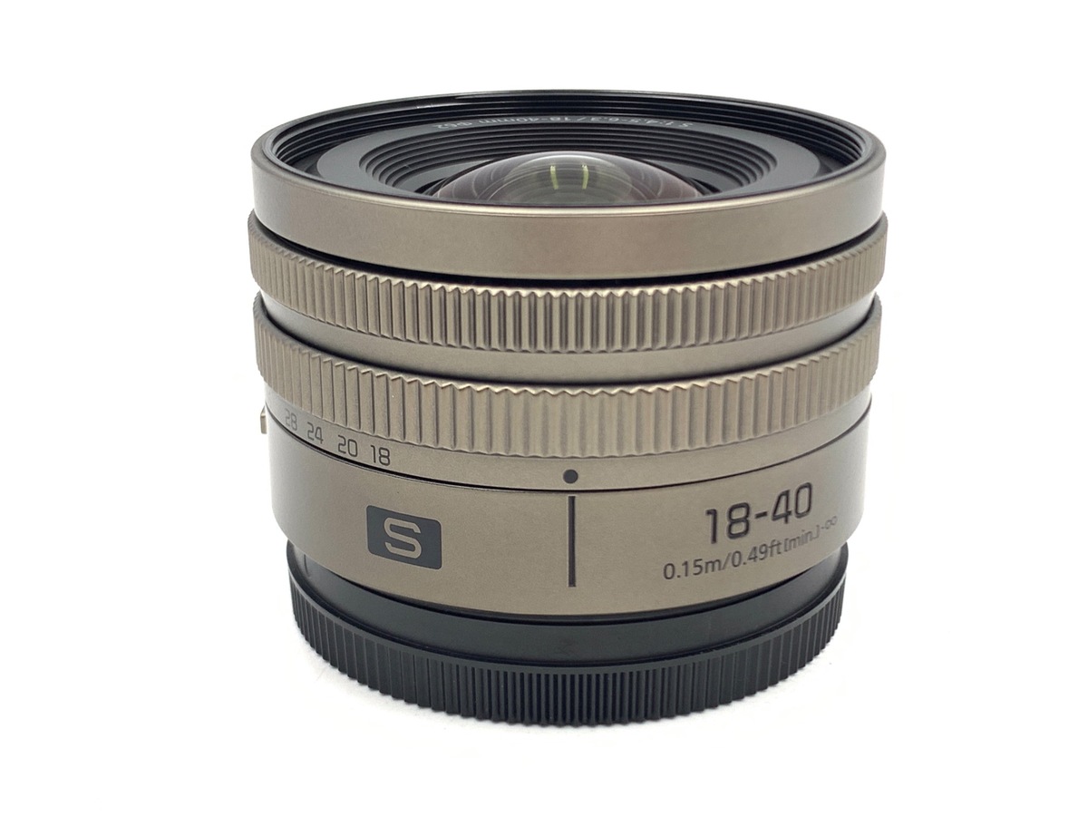 【中古】パナソニック S 18-40mm F4.5-6.3 [S-R1840] チタンゴールド