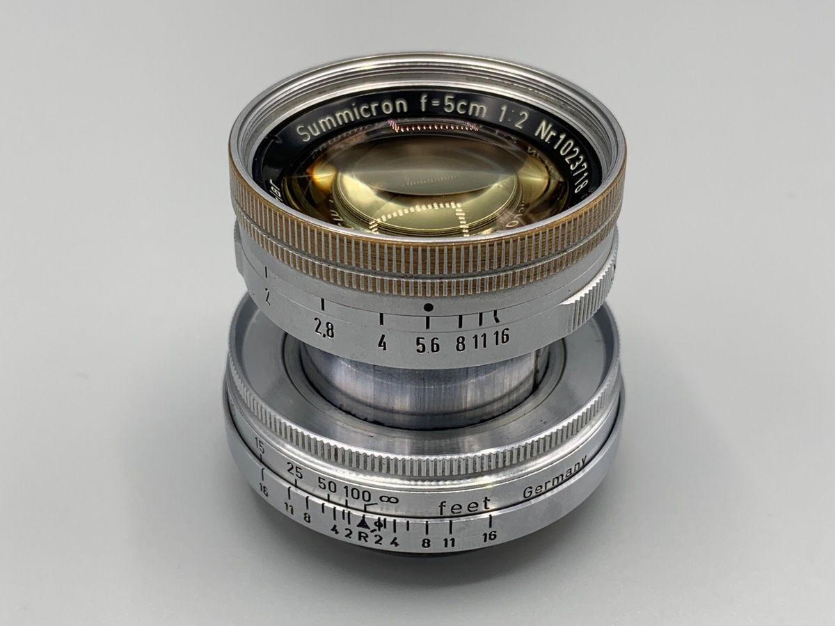 【貴重品】ライカ　ズミクロン　トリウム 中古：B(並品)】ライカ ズミクロンL 50mm F2 沈胴(初期トリウム