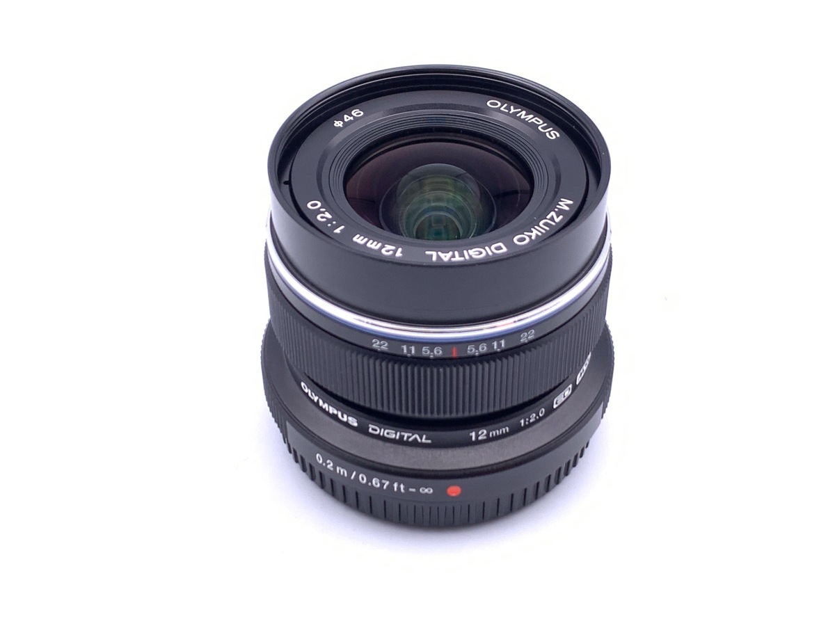 中古】オリンパス M.ZUIKO DIGITAL ED 12mm F2.0 ブラック｜｜カメラの