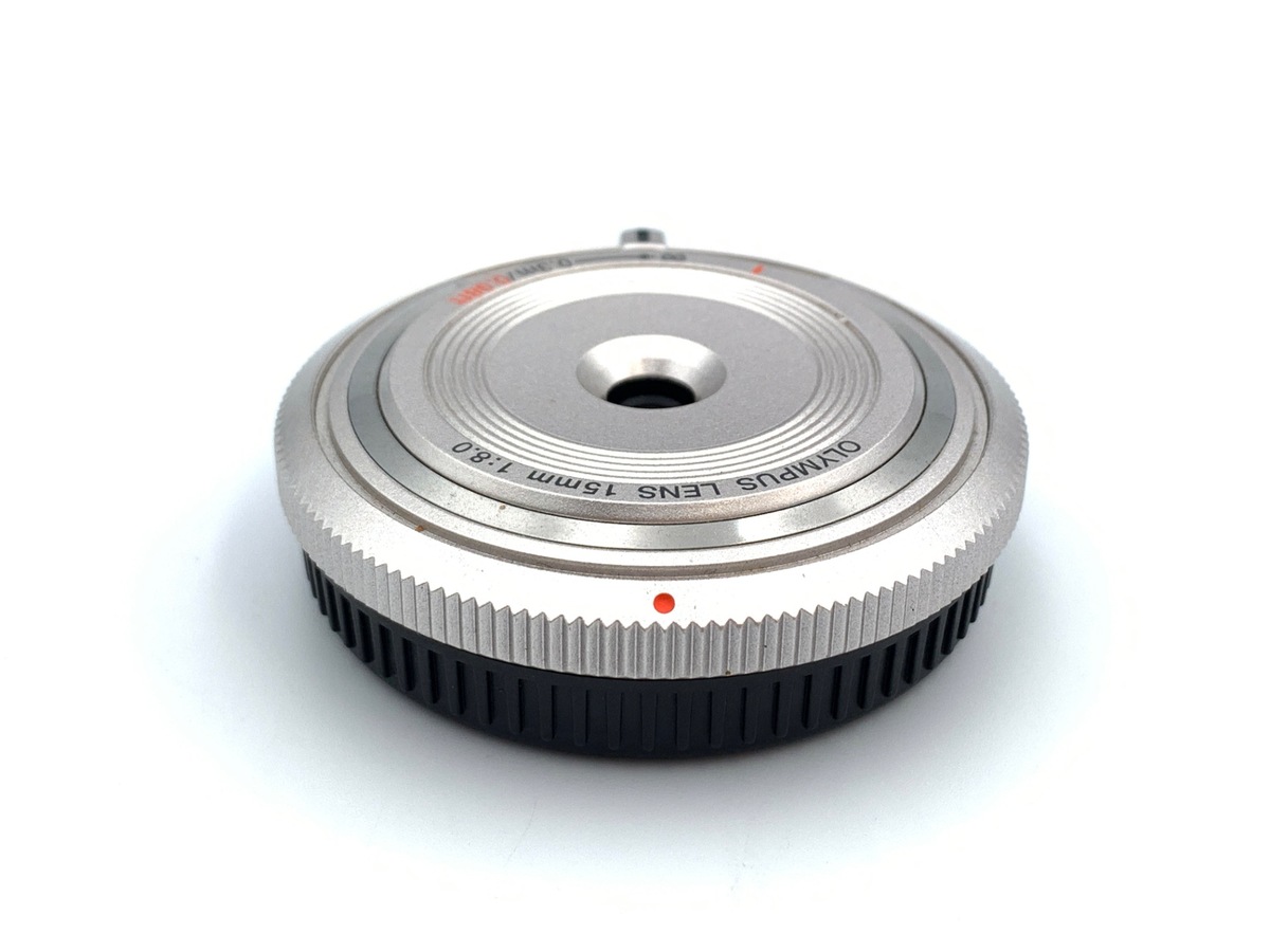 中古】オリンパス 15mm F8 ボディキャップレンズ BCL-1580 シルバー