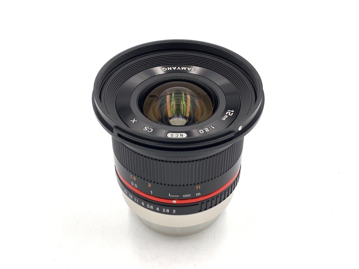 中古：AB(良品)】サムヤン 12mm F2.0 NCS CS フジフイルムX用 ブラック