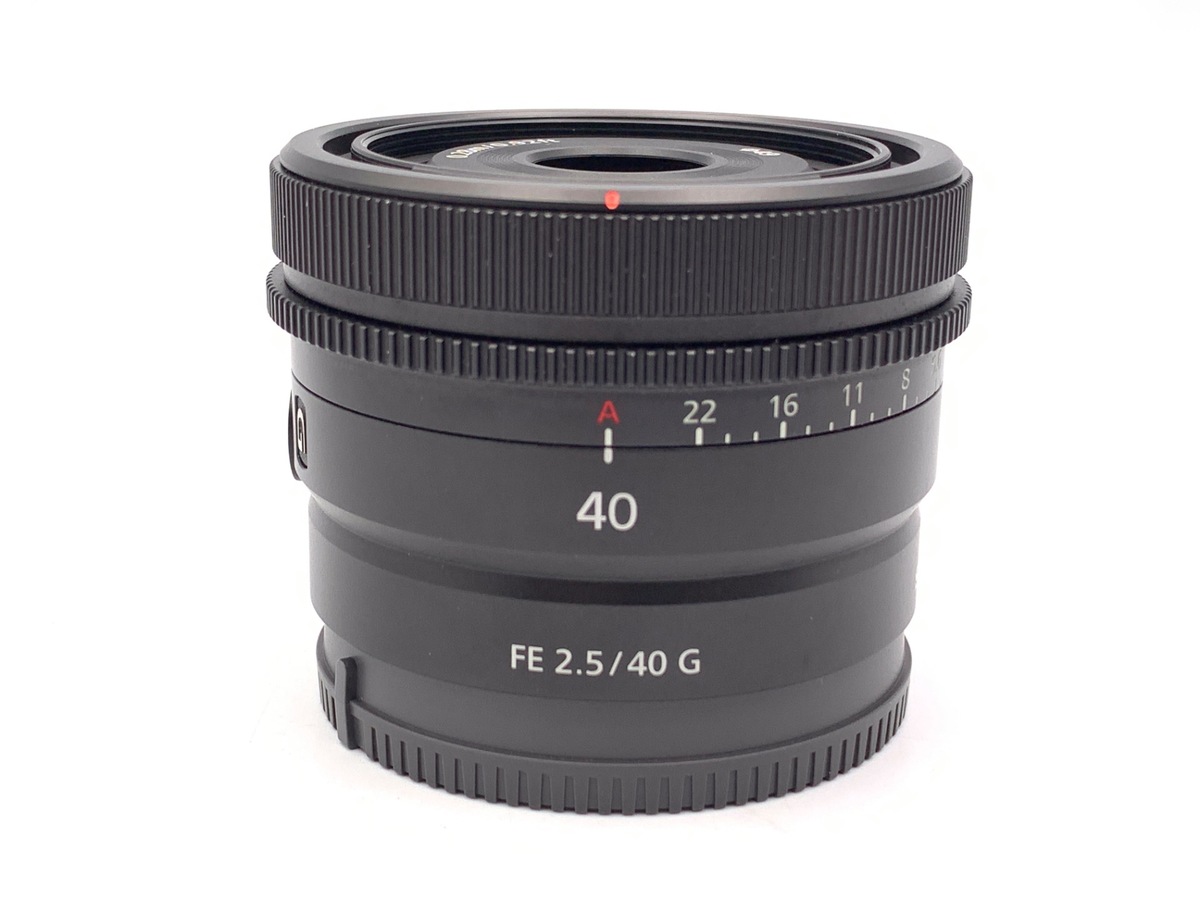 【ほぼ新品、保証書あり】ソニー FE 40mm F2.5 G 保護フィルター付き 中古：AB(良品)】ソニー FE 40mm F2.5 G [SEL40F25G] | 2119341247635