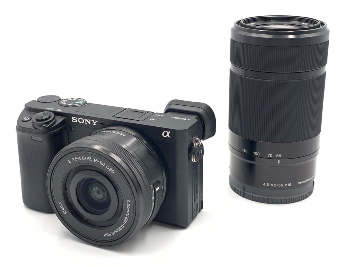 中古：A(美品)】ソニー α6400 ダブルズームレンズキット ブラック