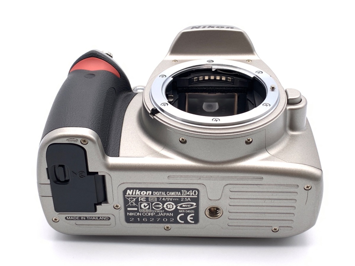 中古：C(やや難あり)】ニコン D40 シルバーボディ | 2143220945961