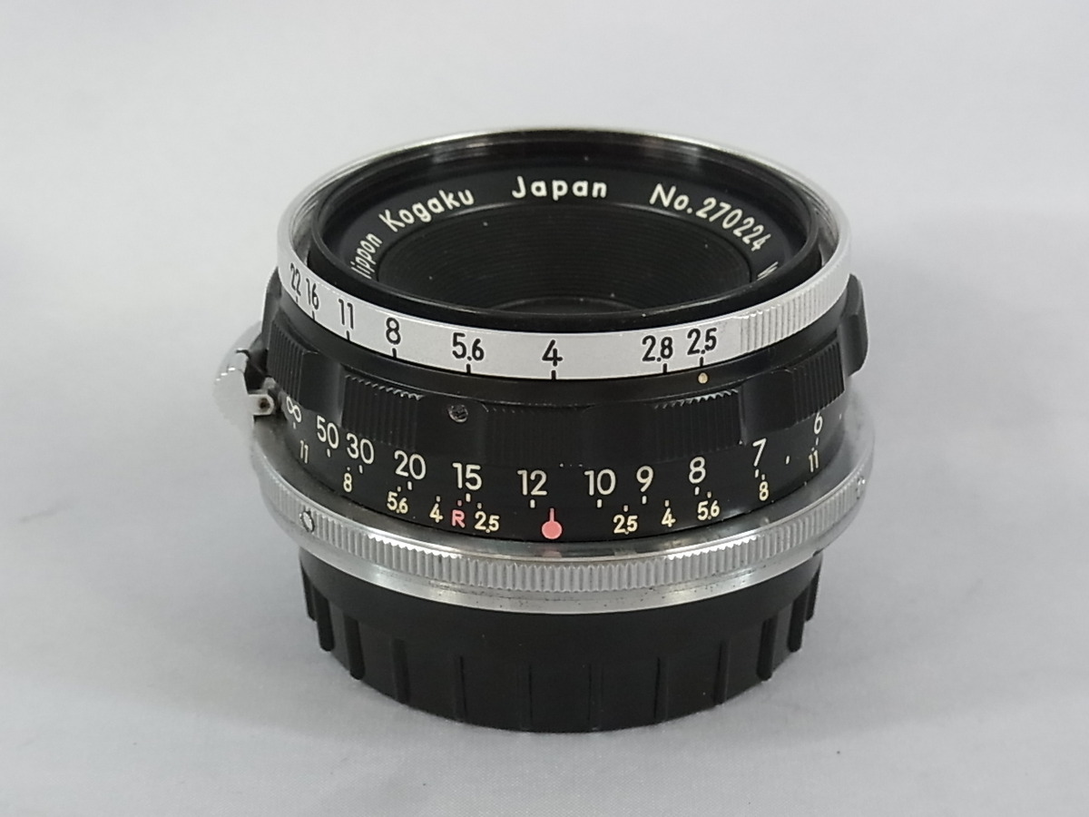 w-nikkor35mm F2.5 外絞り sマウント(美品) 中古：B(並品)】ニコン ニッコール(S) 35mm F2.5 外絞り