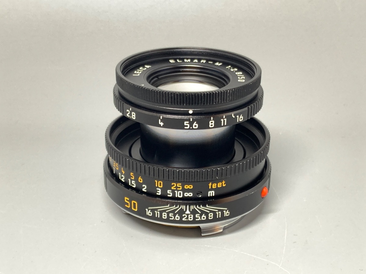 【中古】ライカ（LEICA）エルマーM 50/2.8 NEWブラック