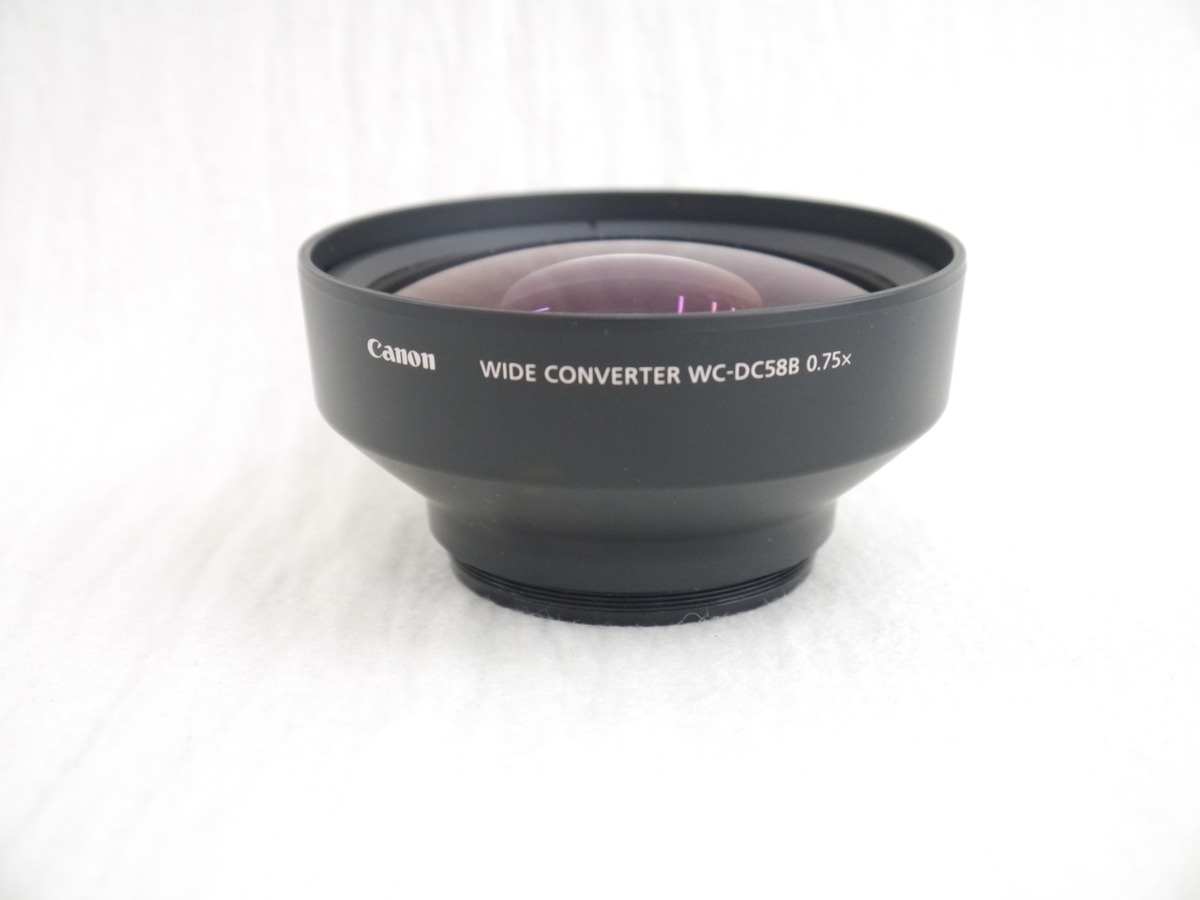 中古：C(やや難あり)】キヤノン ワイドコンバーター WC-DC58B  