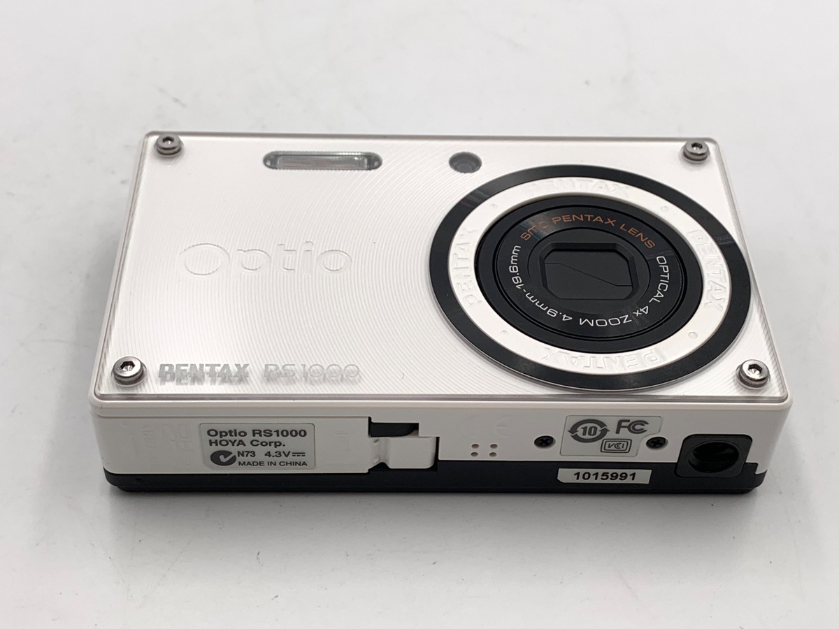 中古：AB(良品)】ペンタックス Optio RS1000 パールホワイト