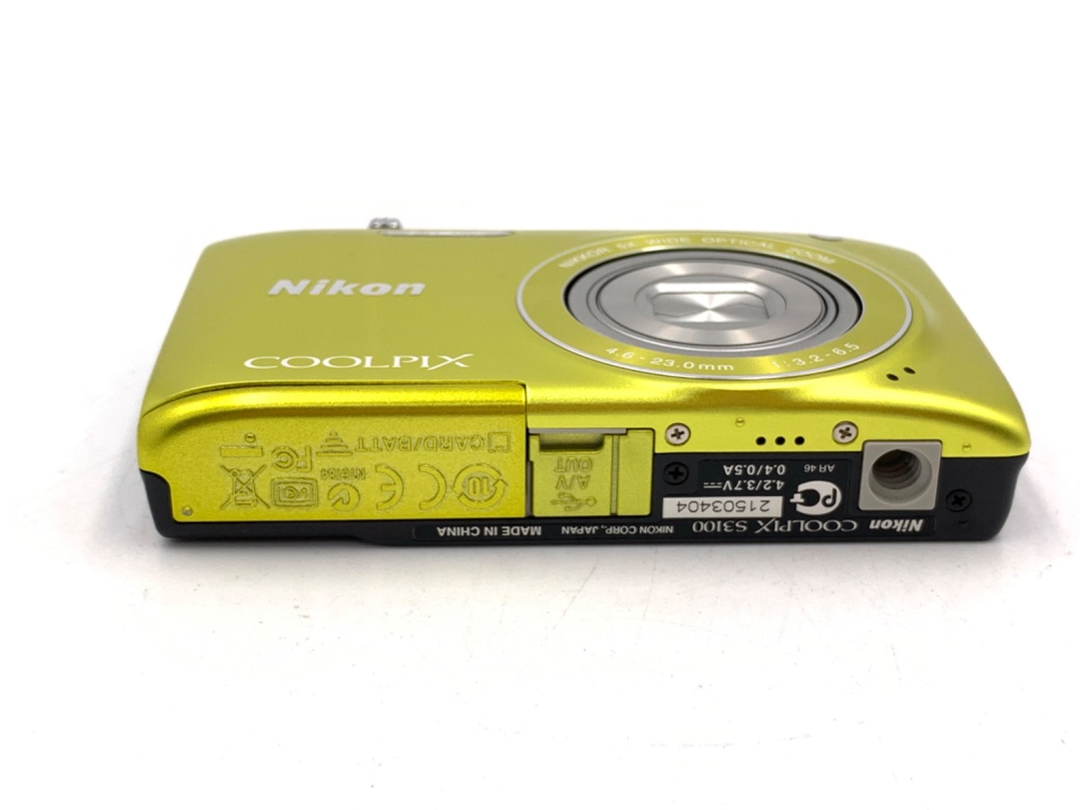 中古：B(並品)】ニコン COOLPIX S3100 シトラスイエロー | 2148530291906