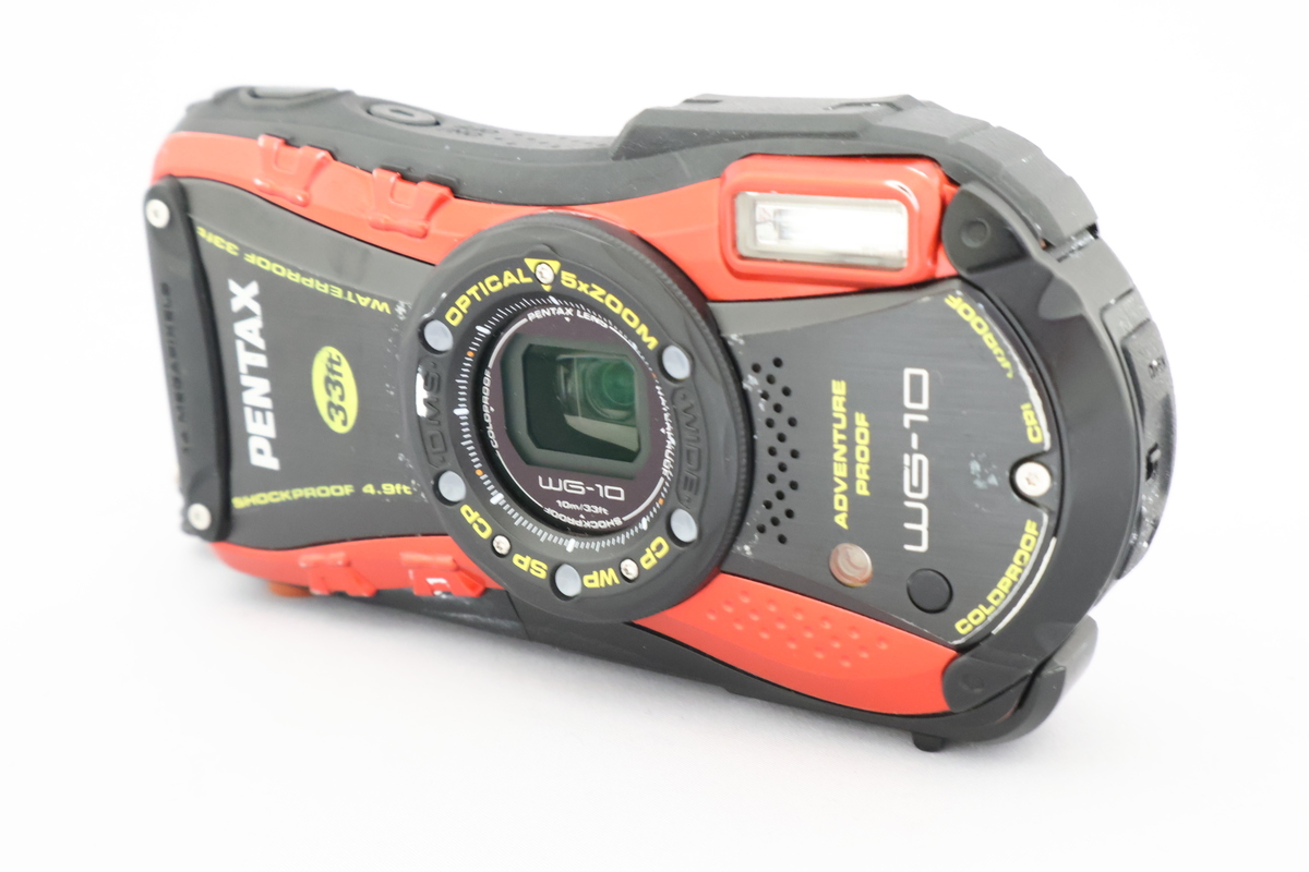 中古：C(やや難あり)】ペンタックス Optio WG-10 レッド | 2148530293818