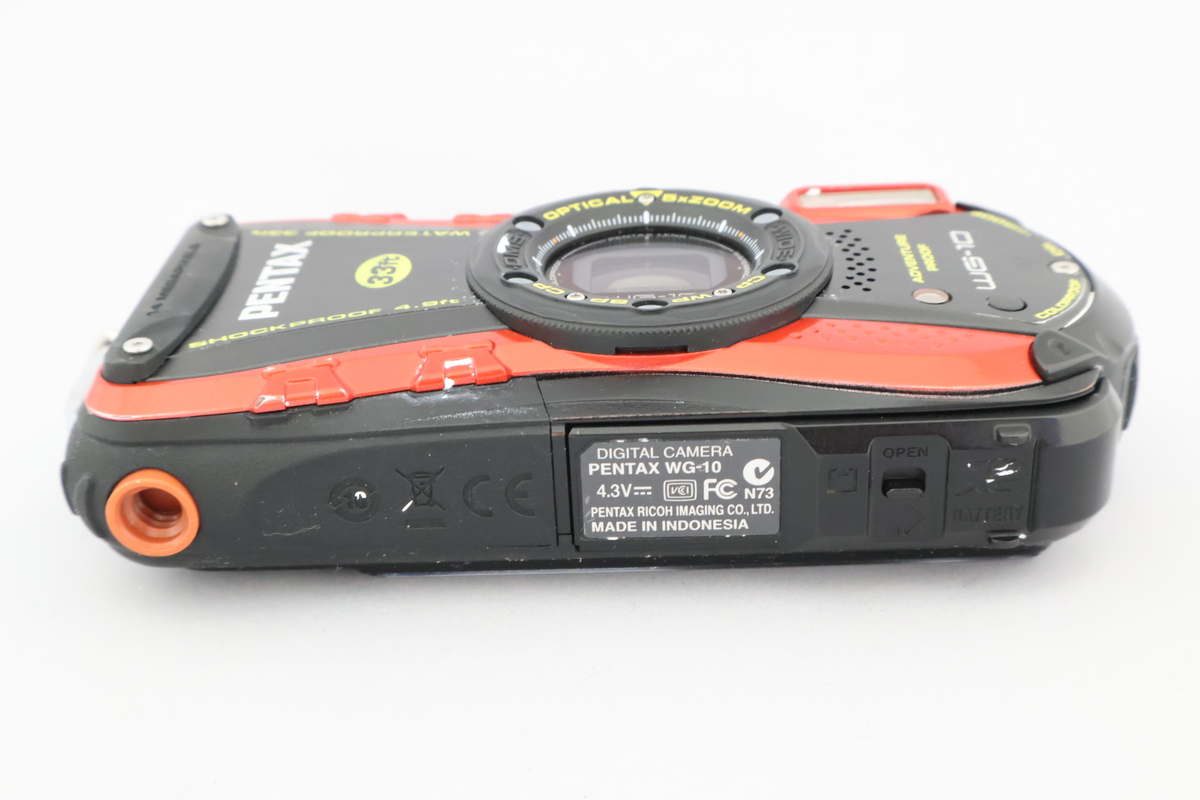 中古：C(やや難あり)】ペンタックス Optio WG-10 レッド | 2148530293818