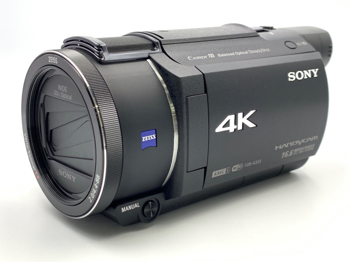 中古：AB(良品)】ソニー デジタル4Kビデオカメラレコーダー FDR-AX55 