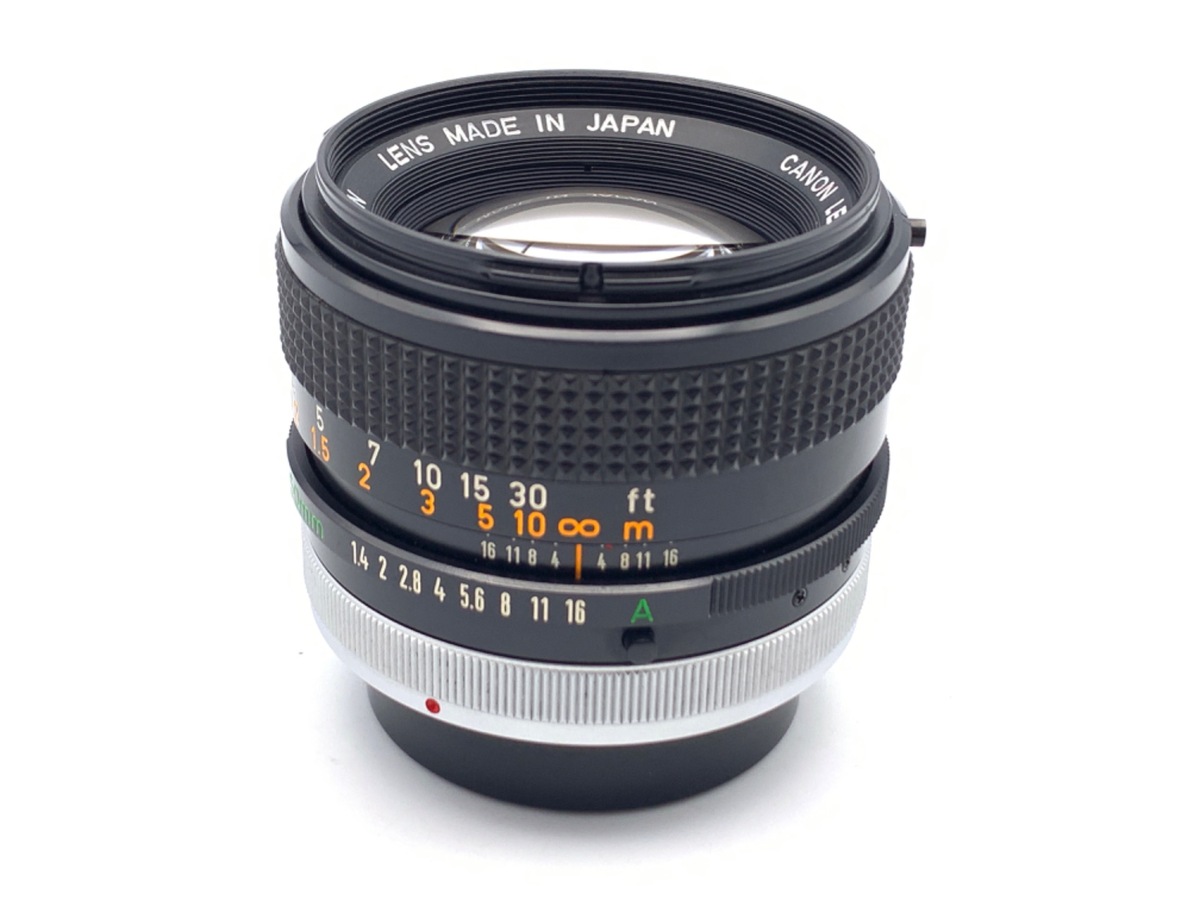 1973 Canon キヤノンEF +FD 50mm F1.4 カメラ FD50mm F1.4 - キヤノンカメラミュージアム