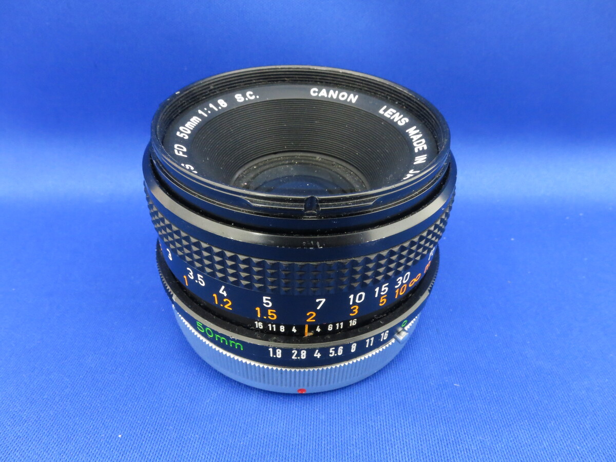 【中古】Canon キャノン NewFD 50mm F1.8 中古】レンズ キヤノン NEW FD 50mm F1.8【C】