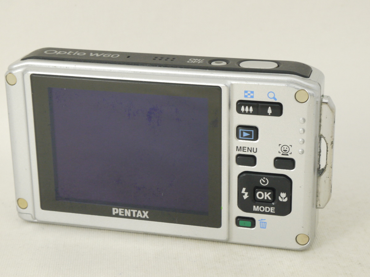 中古：C(やや難あり)】ペンタックス Optio W60 コーラルピンク