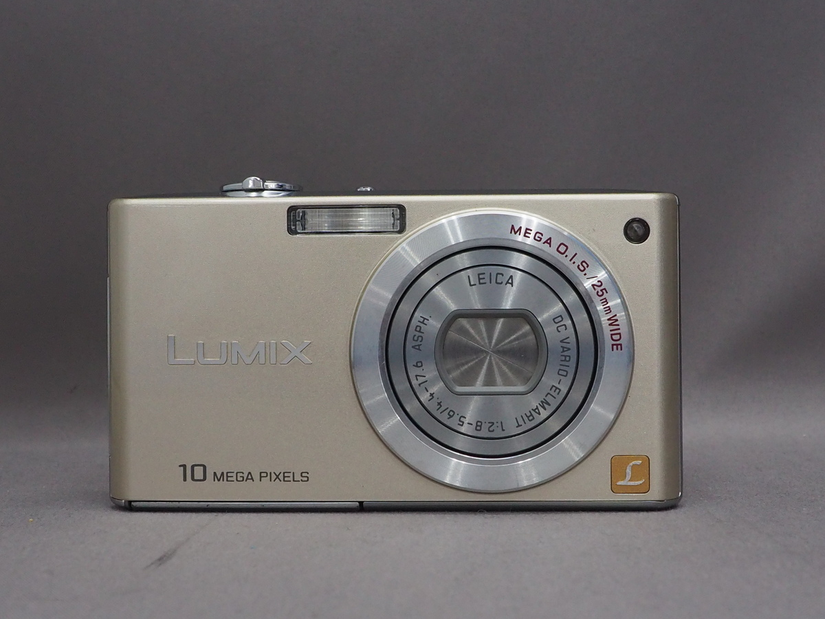 中古：B(並品)】パナソニック LUMIX DMC-FX35-N グロスゴールド