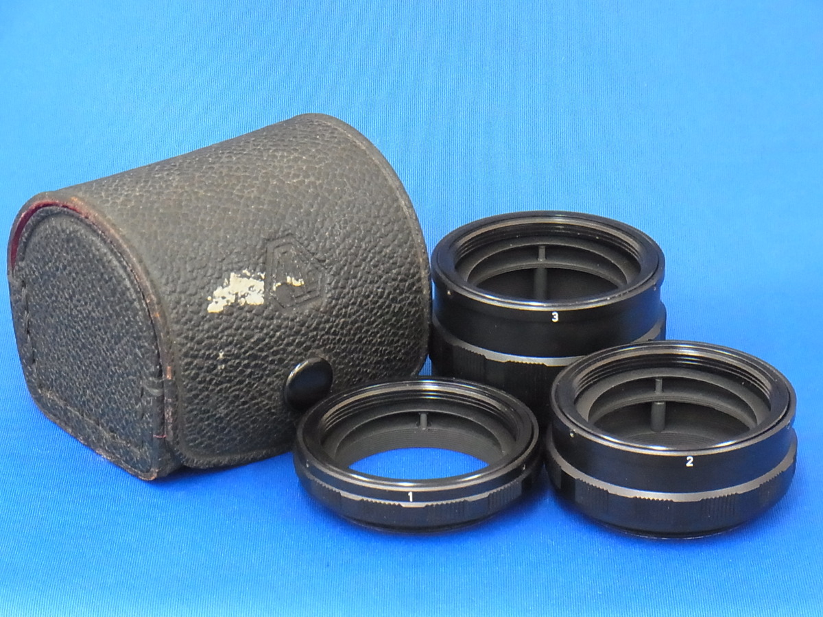 ペンタックス　タクマーレンズ用　中間リング　3個セット（中古品） ペンタックス タクマーレンズ用 中間リング 3個セット（中古品）