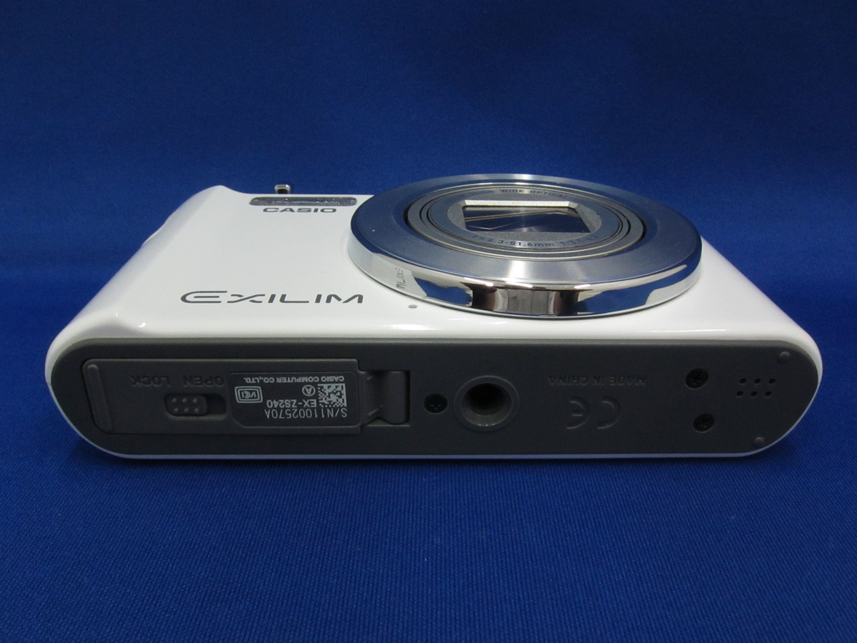 中古】カシオ EXILIM EX-ZS240WE ホワイト｜｜カメラのキタムラネット