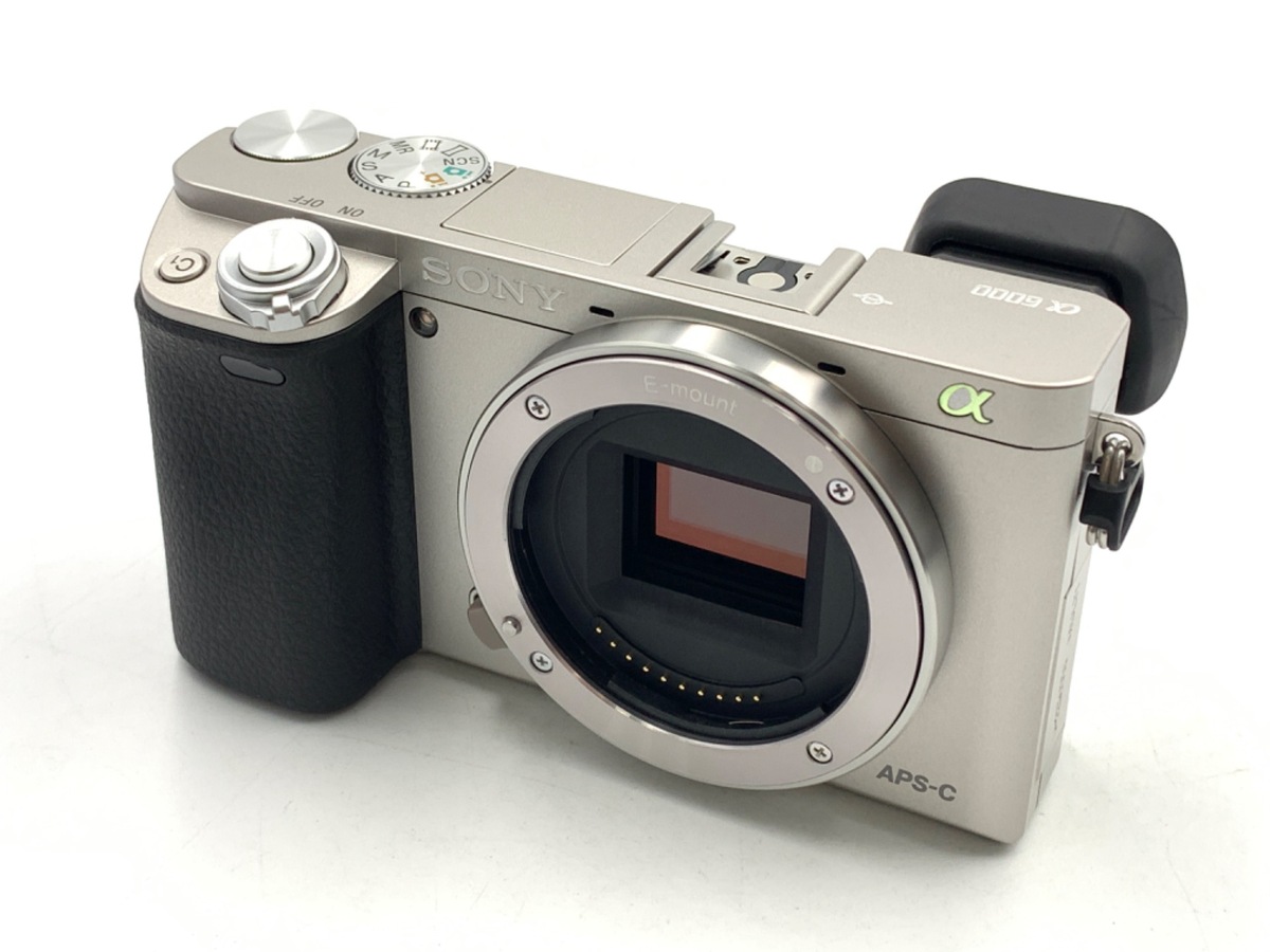 中古：B(並品)】ソニー α6000 ボディ シルバー [ILCE-6000 S