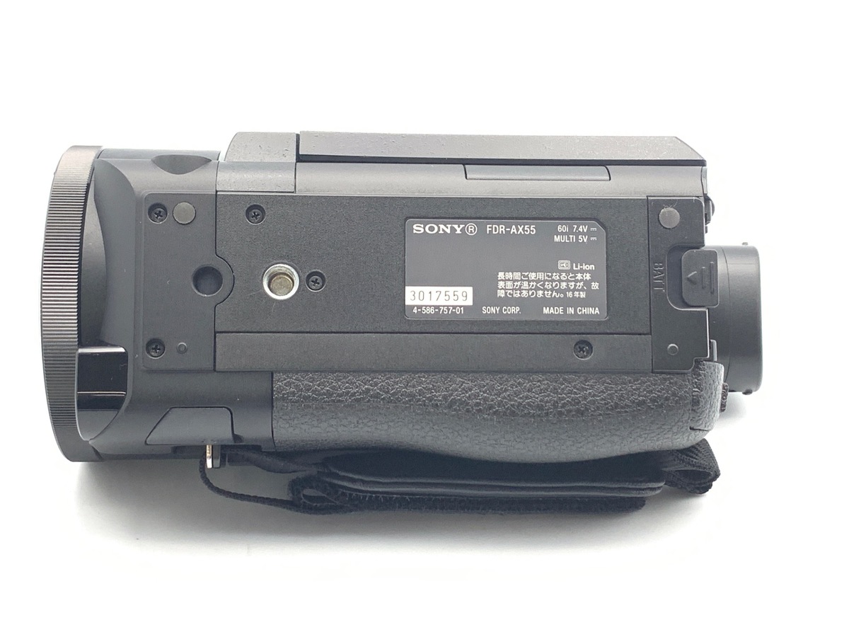 中古：AB(良品)】ソニー デジタル4Kビデオカメラレコーダー FDR-AX55