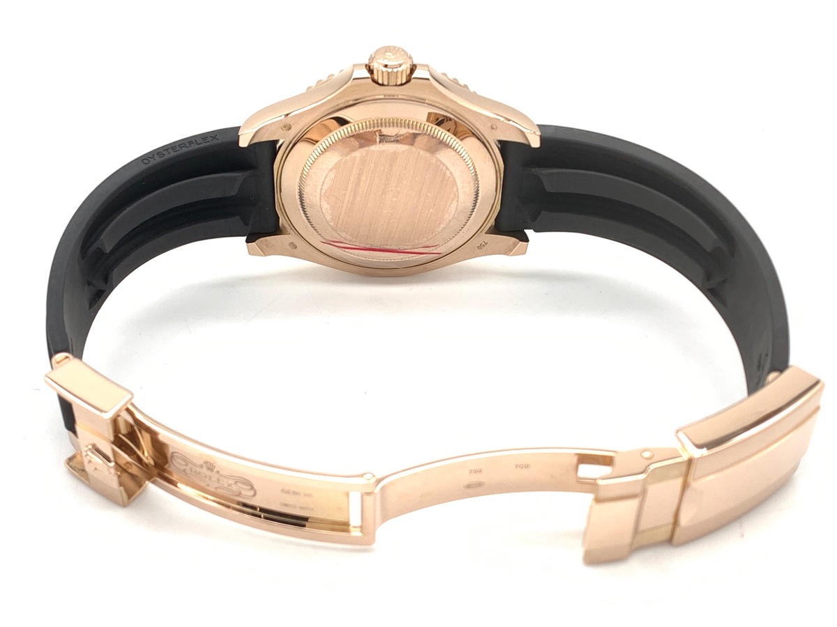 ロレックス(ROLEX) ヨットマスター ブラック 116655 ローズゴールド