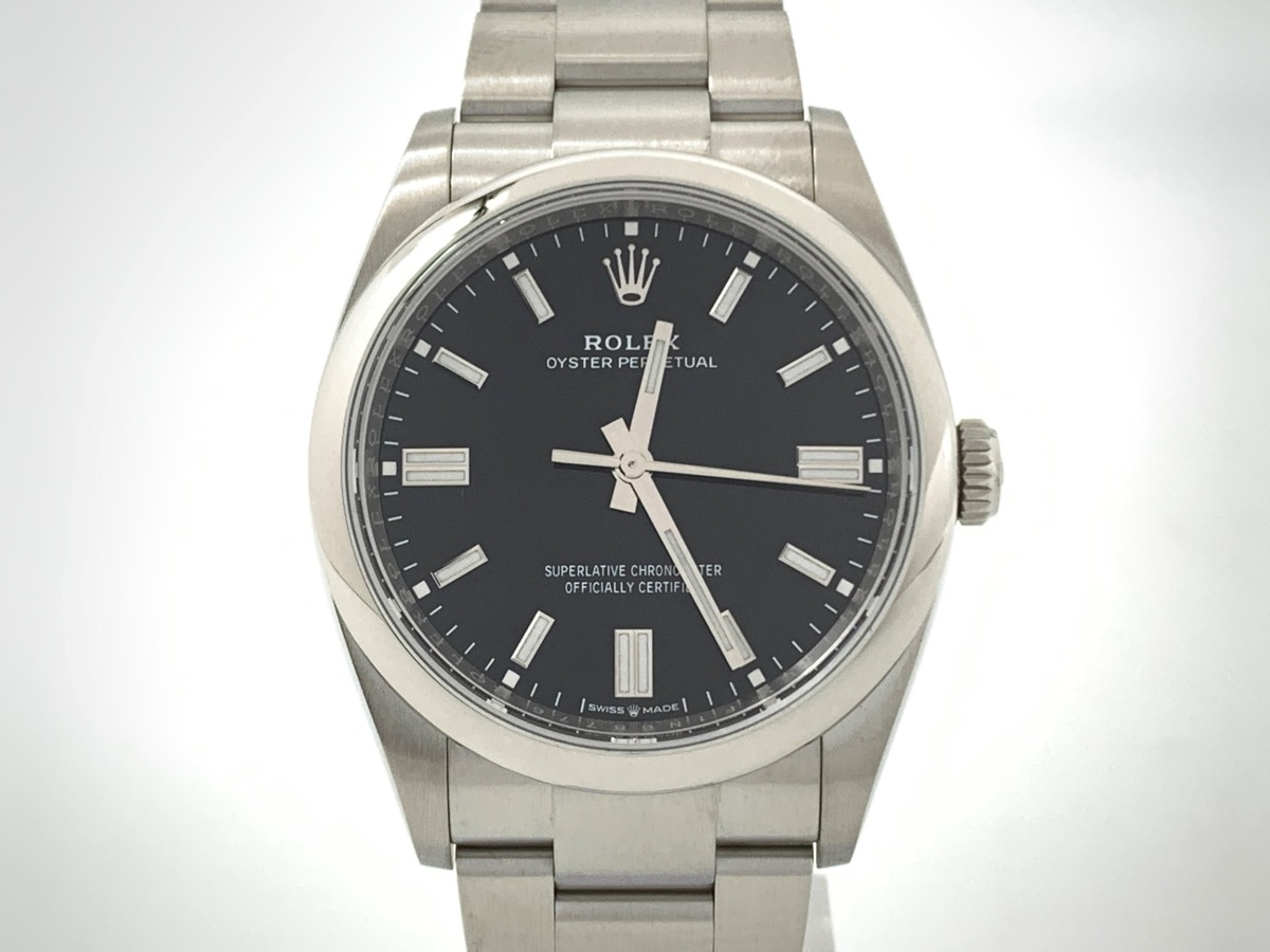 ロレックス(ROLEX) オイスターパーペチュアル 36 ブラック 126000 ステンレススティール オイスターブレス