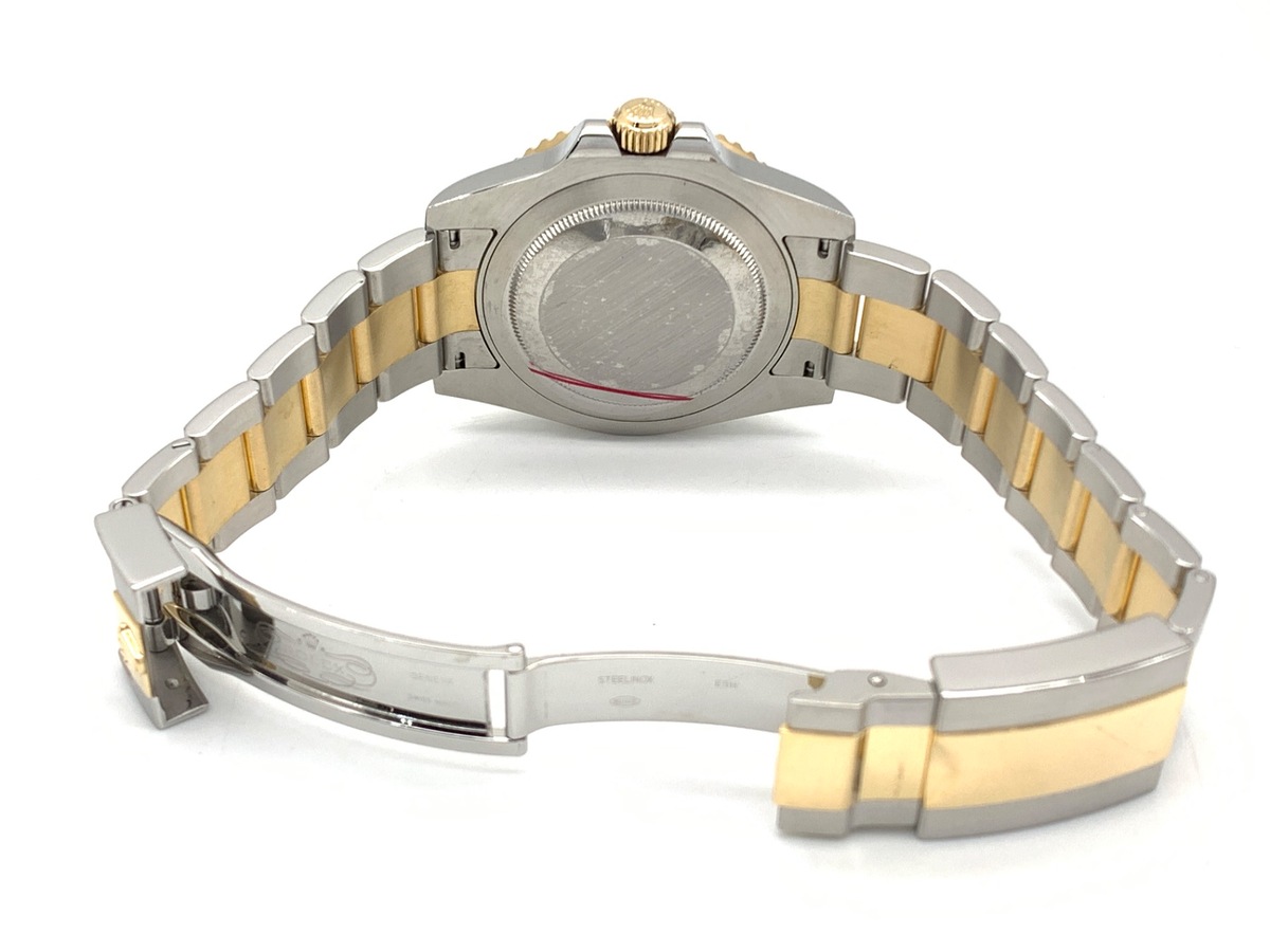 ロレックス(ROLEX) GMTマスターII ブラック 116713LN ステンレススティール/イエローゴールド