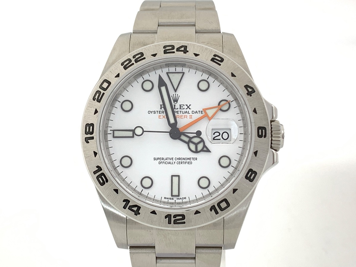 ロレックス(ROLEX) エクスプローラーII ホワイト 216570 ステンレススティール
