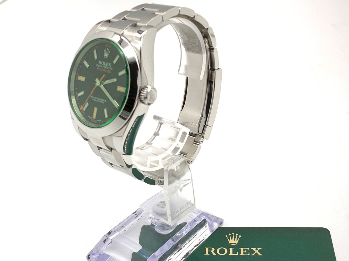 ロレックス(ROLEX) ミルガウス ブラック 116400GV ステンレススティール