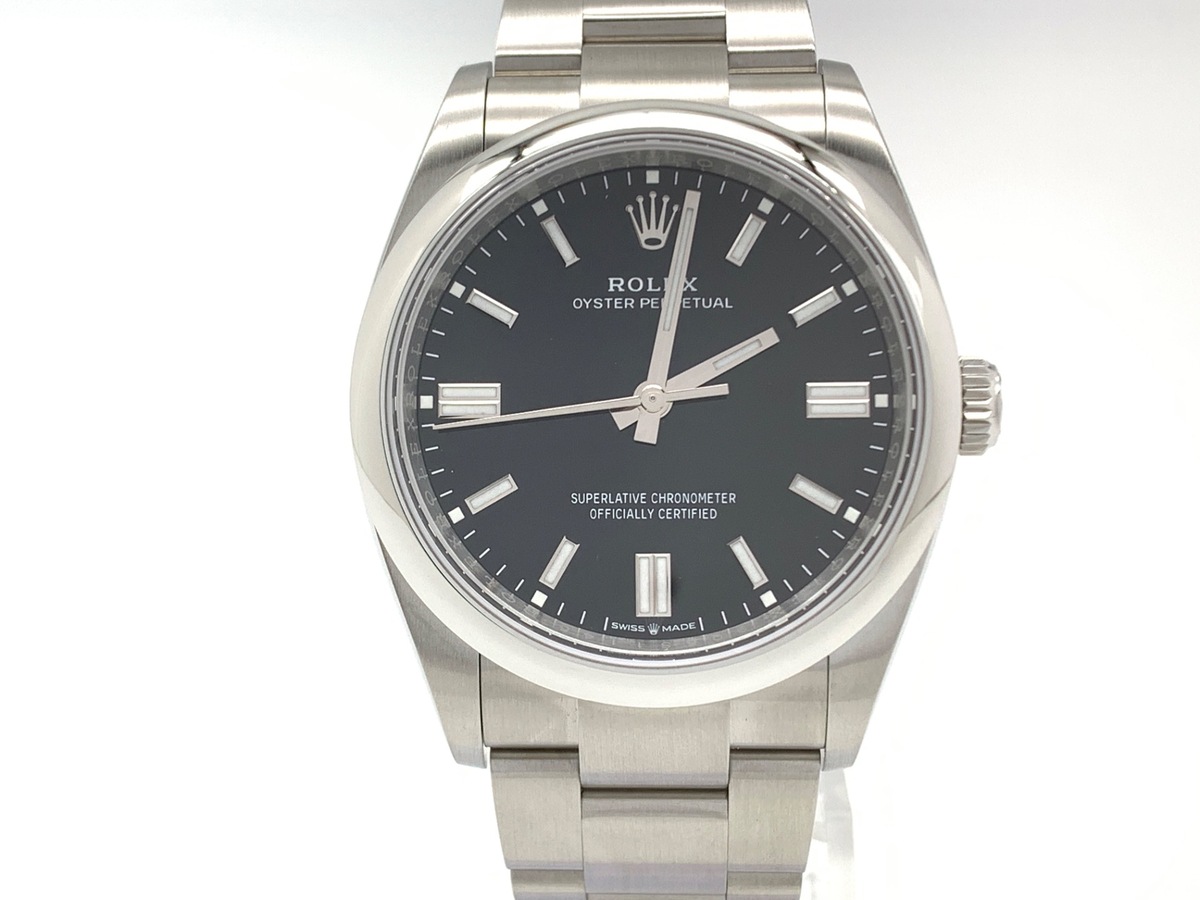 ロレックス(ROLEX) オイスターパーペチュアル 36 ブラック 126000 ステンレススティール オイスターブレス