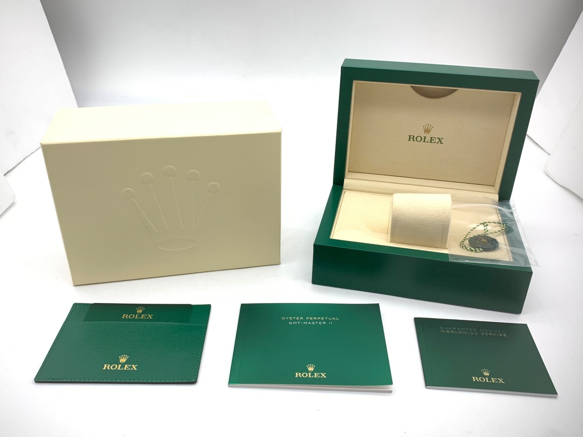 ロレックス(ROLEX) GMTマスターII ブラック 126711CHNR ステンレススティール/ローズゴールド オイスターブレス ブラック/ブルーベゼル