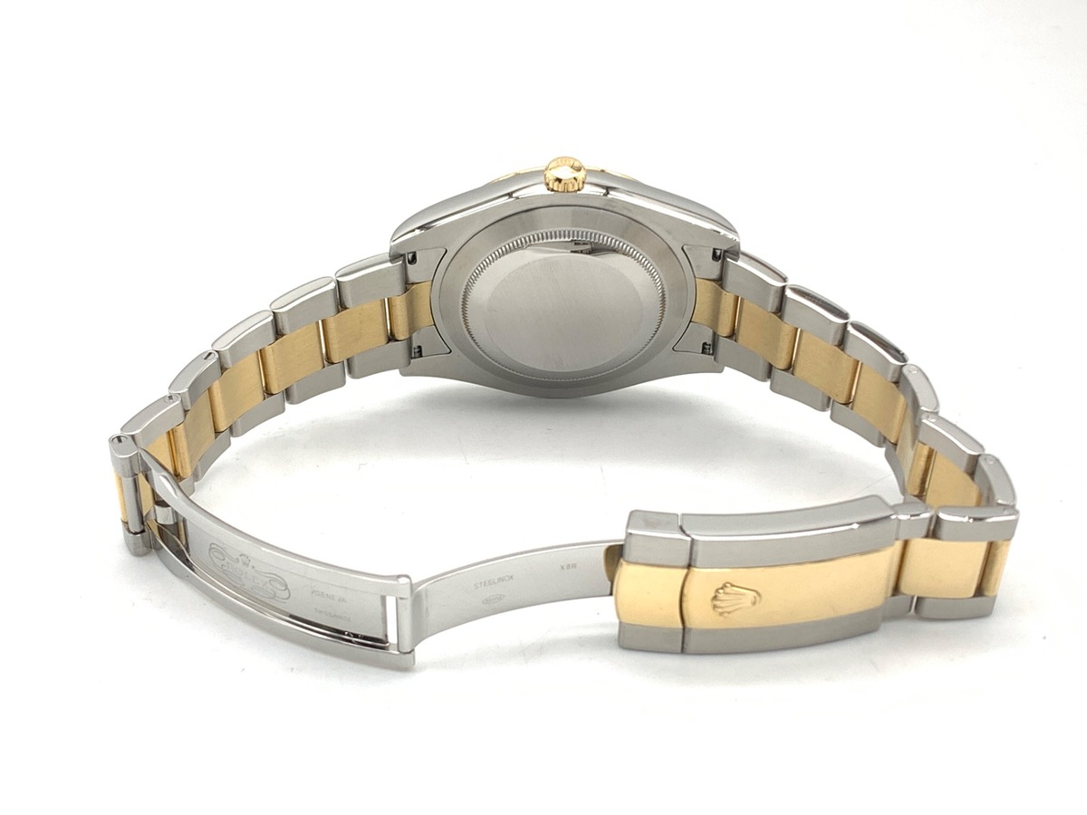 ロレックス(ROLEX) デイトジャスト II ブラック 116333 ステンレススティール/イエローゴールド ローマ オイスターブレス