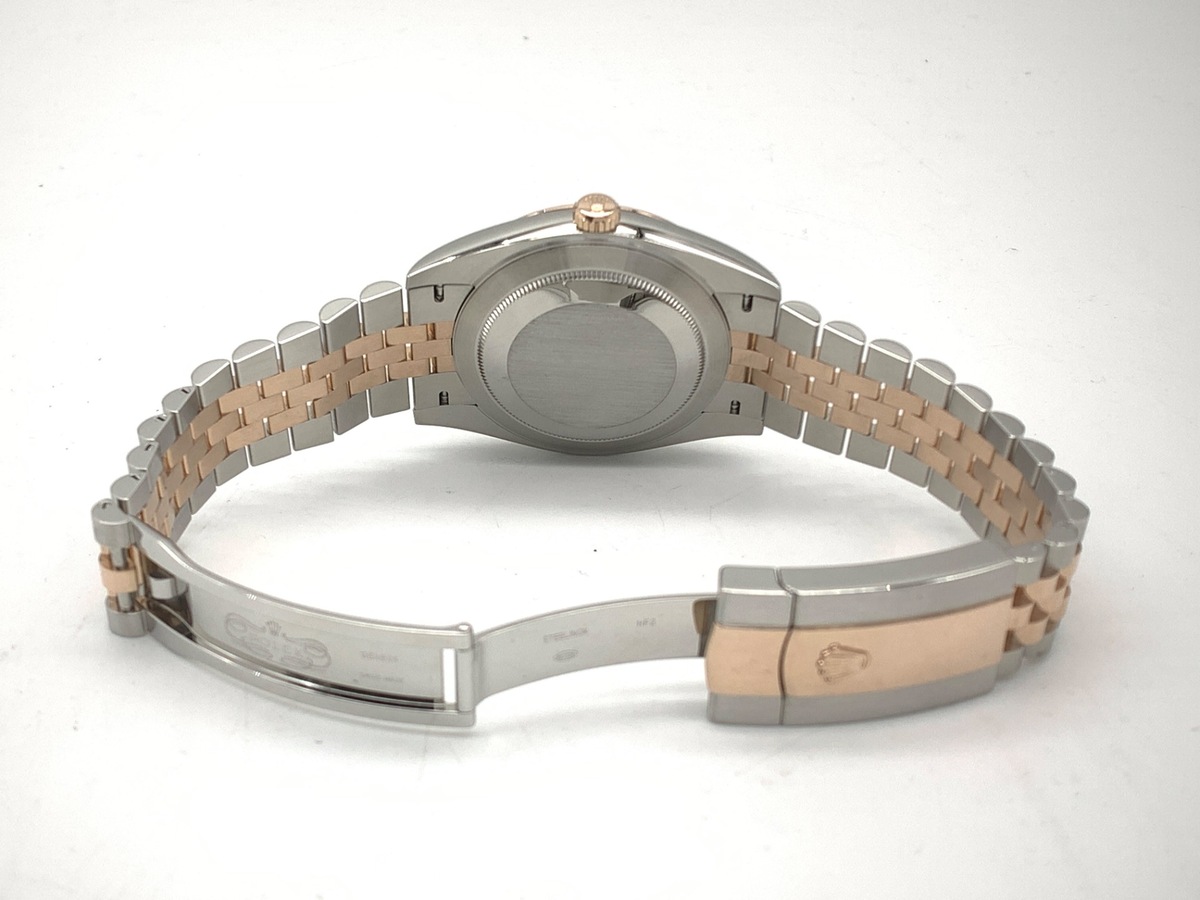 ロレックス(ROLEX) デイトジャスト 41 サンダスト [ピンク系] 126331G ステンレススティール/ローズゴールド 10Pダイヤ ジュビリーブレス