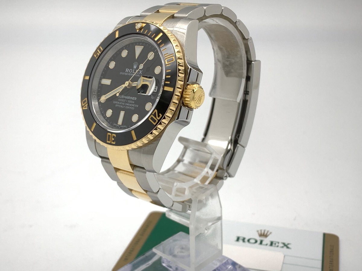 ロレックス(ROLEX) サブマリーナー デイト ブラック 116613LN ステンレススティール/イエローゴールド