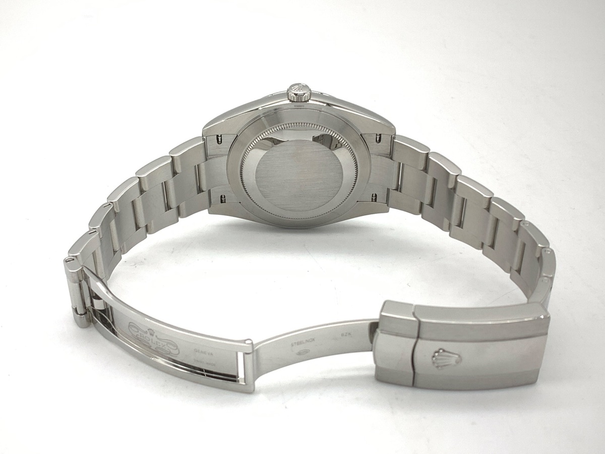 ロレックス(ROLEX) デイトジャスト 41 ブルー 126300 ステンレススティール ローマ オイスターブレス