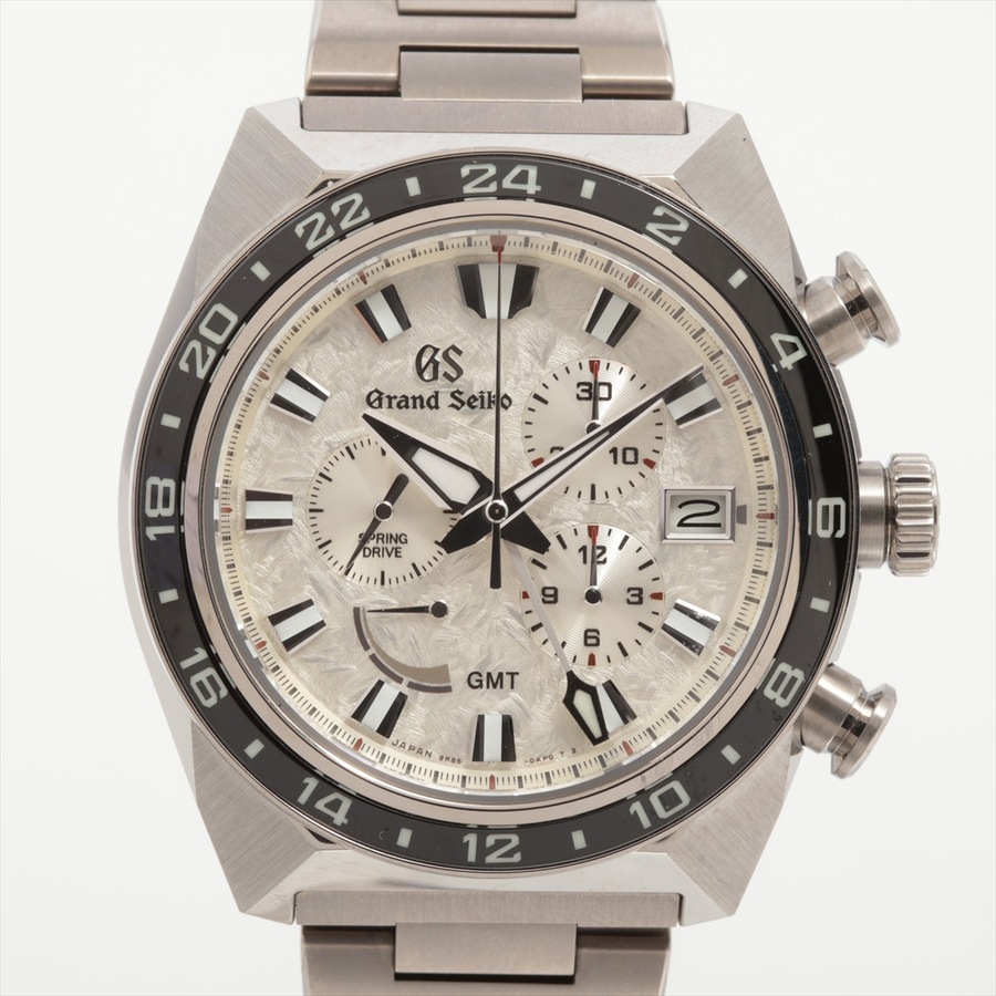 グランドセイコー スプリングドライブ スポーツコレクション ベージュ [ホワイト系] SBGC253 チタン GMT