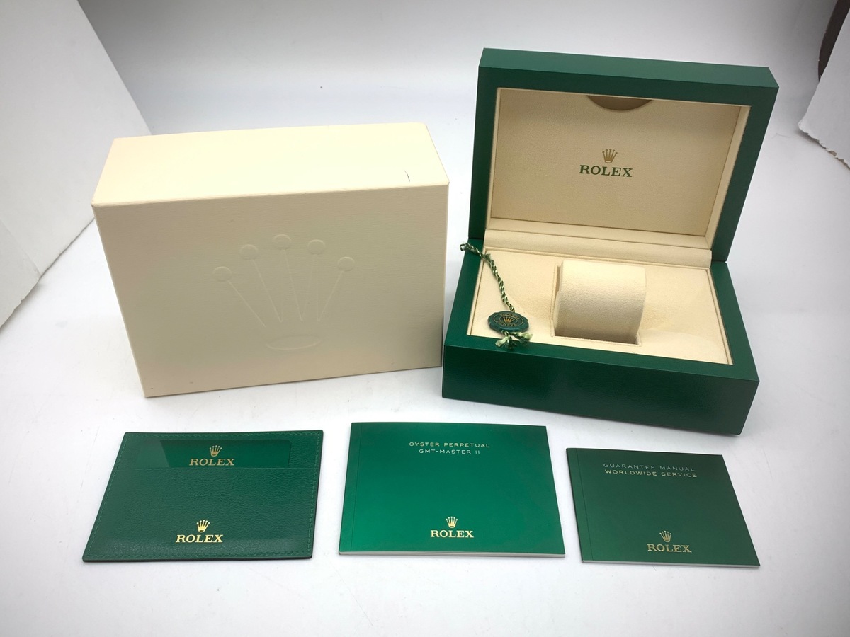 ロレックス(ROLEX) GMTマスターII ブラック 126710BLRO ステンレススティール ブルー/レッドベゼル オイスターブレス