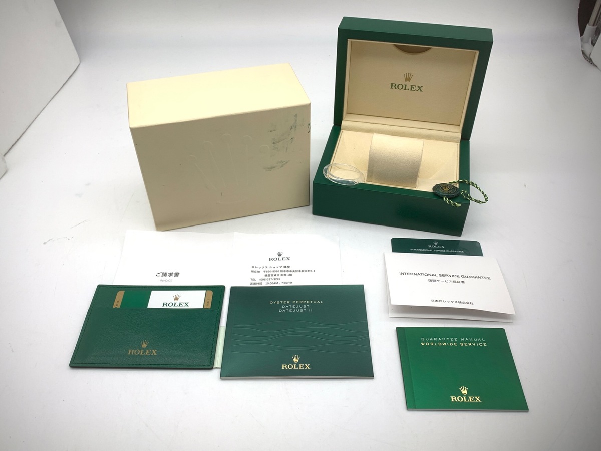 ロレックス(ROLEX) デイトジャスト II ブラック 116300 ステンレススティール オイスターブレス