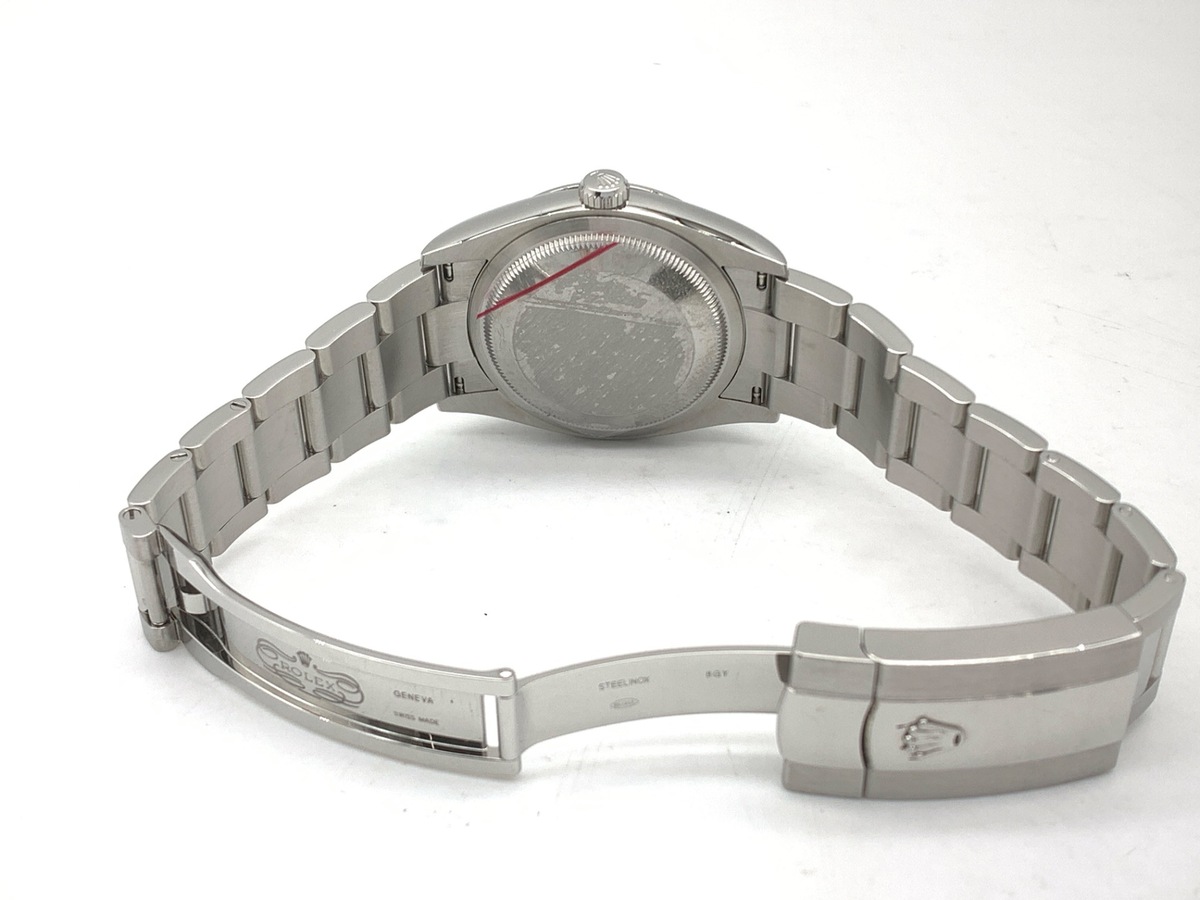 ロレックス(ROLEX) デイトジャスト 36 スレート/グリーン [グレー系] 126200 ステンレススティール ローマ オイスターブレス