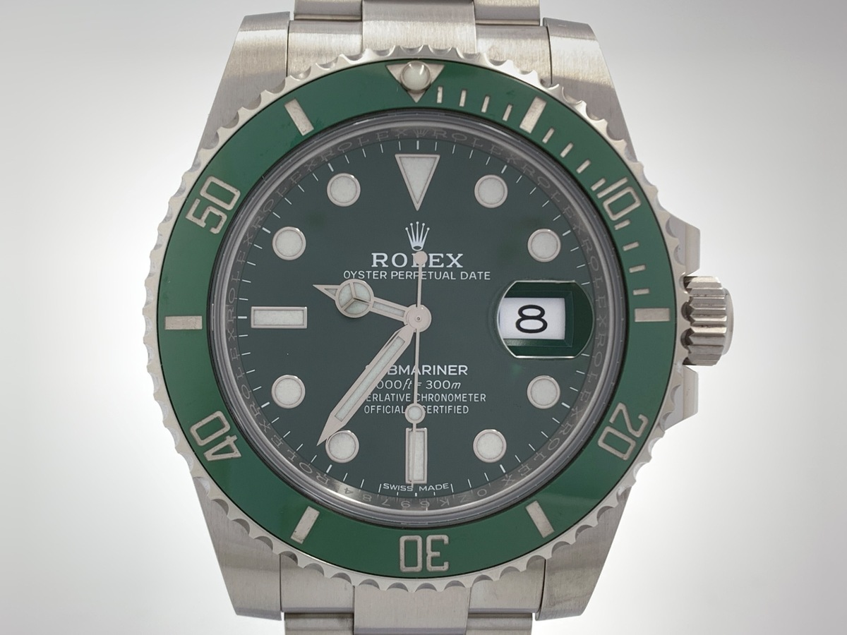 ロレックス(ROLEX) サブマリーナー デイト グリーン 116610LV ステンレススティール
