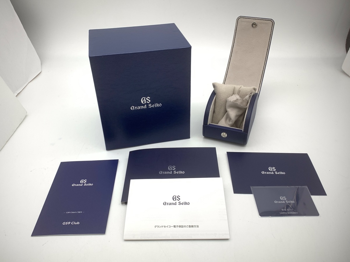 グランドセイコー スプリングドライブ パープル SBGE313/9R66-0BV0 ステンレススティール