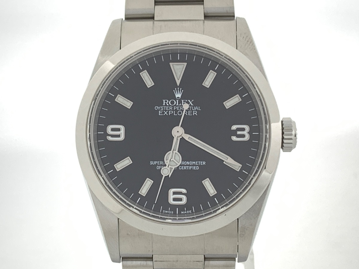 ロレックス(ROLEX) エクスプローラーI ブラック 14270 ステンレス