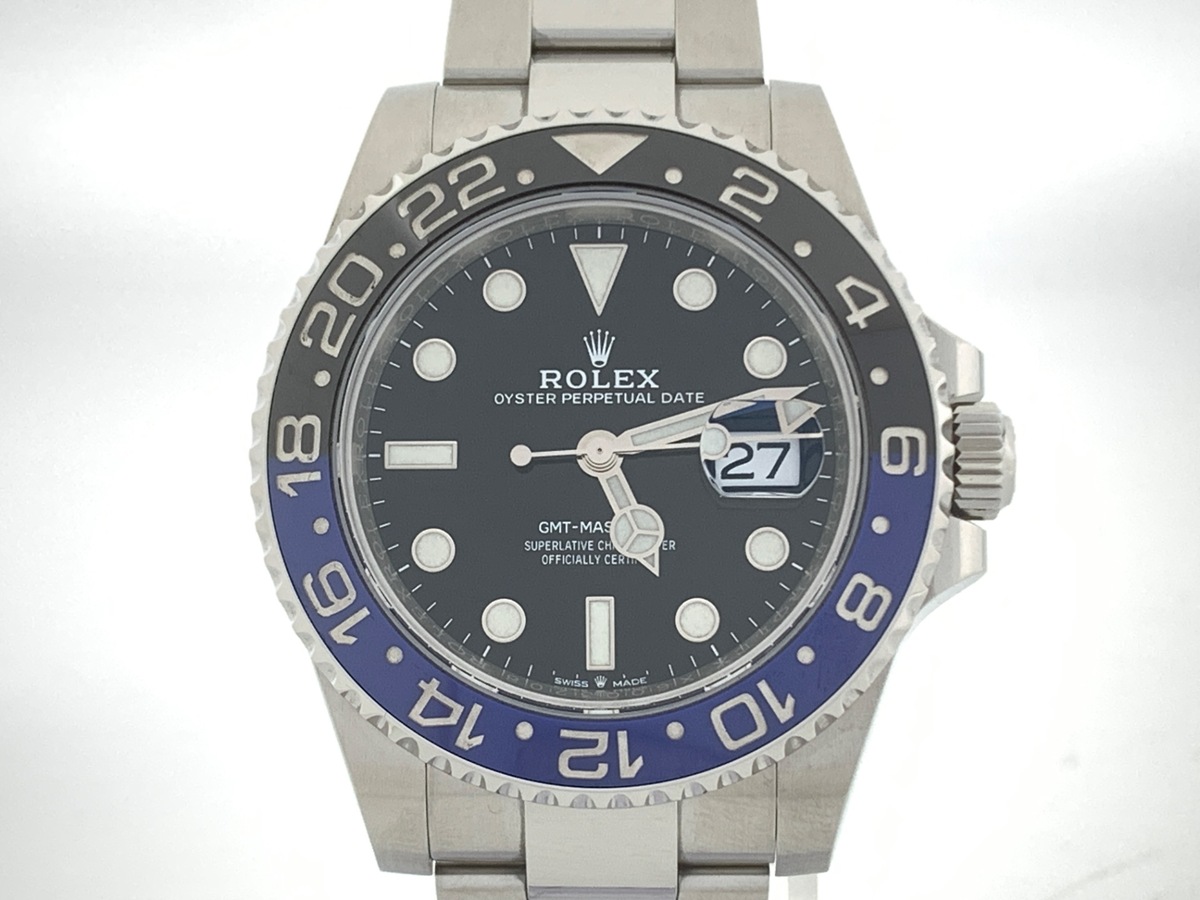 ロレックス(ROLEX) GMTマスターII ブラック 126710BLNR ステンレススティール オイスターブレス ブラック/ブルーベゼル