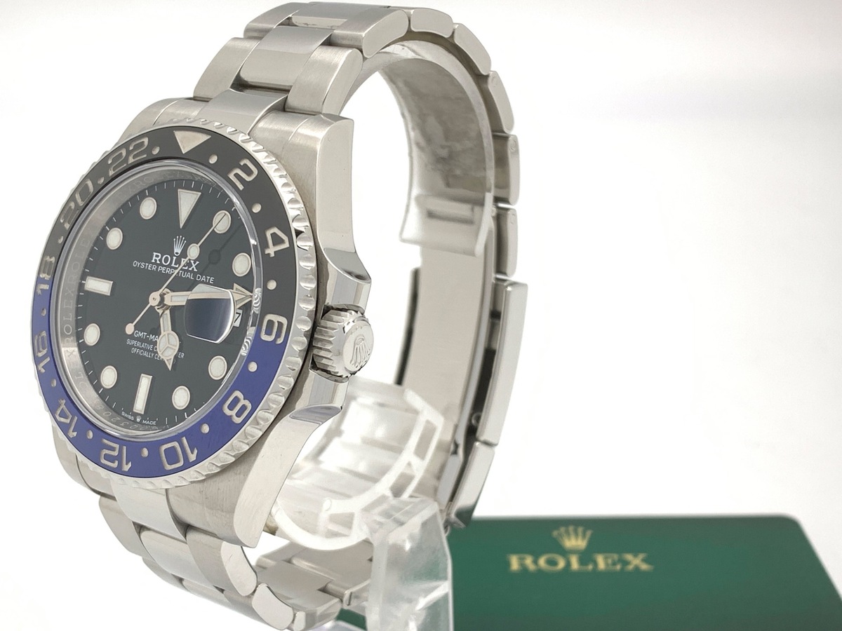 ロレックス(ROLEX) GMTマスターII ブラック 126710BLNR ステンレススティール オイスターブレス ブラック/ブルーベゼル