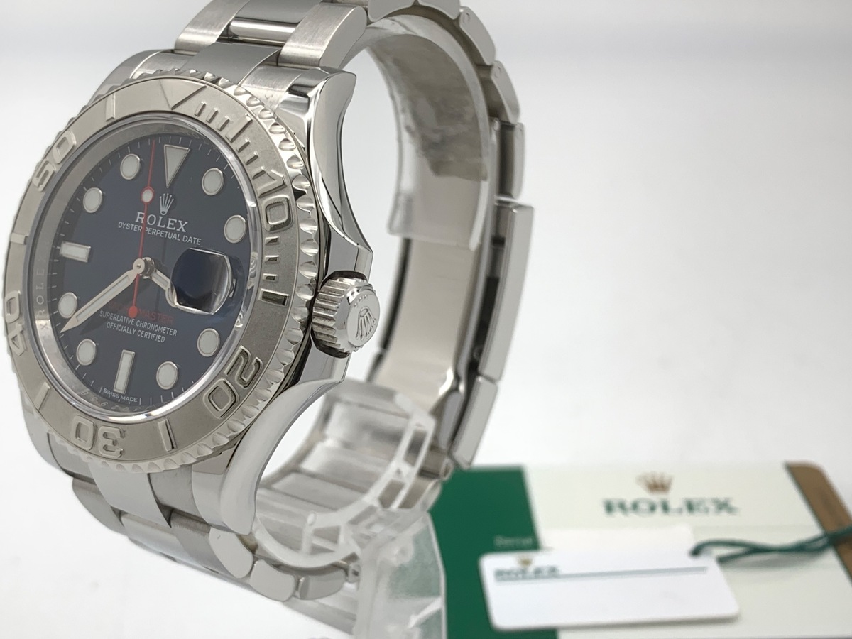 ロレックス(ROLEX) ヨットマスター ロレジウム ブルー 116622 ステンレススティール/プラチナ