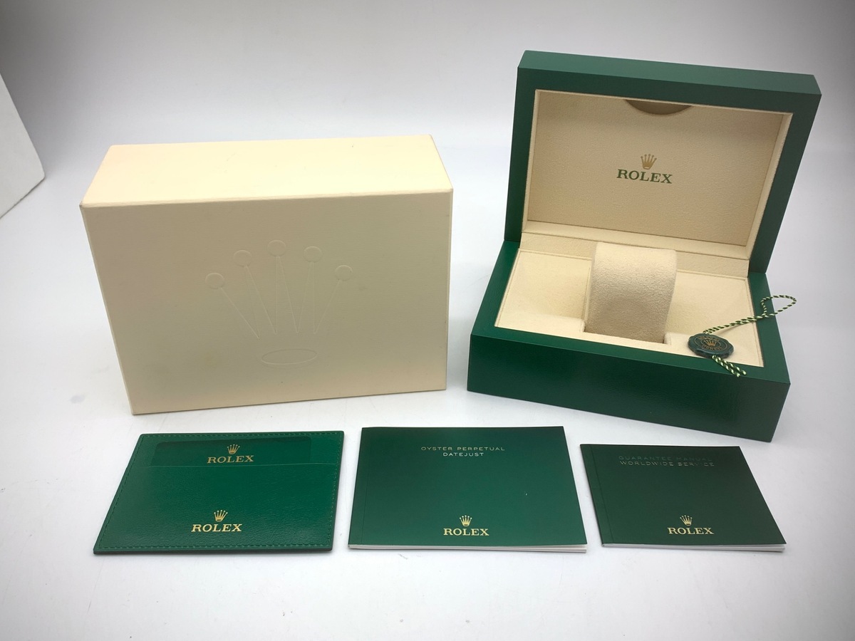 ロレックス(ROLEX) デイトジャスト 36 スレート/グリーン [グレー系] 126200 ステンレススティール ローマ ジュビリーブレス