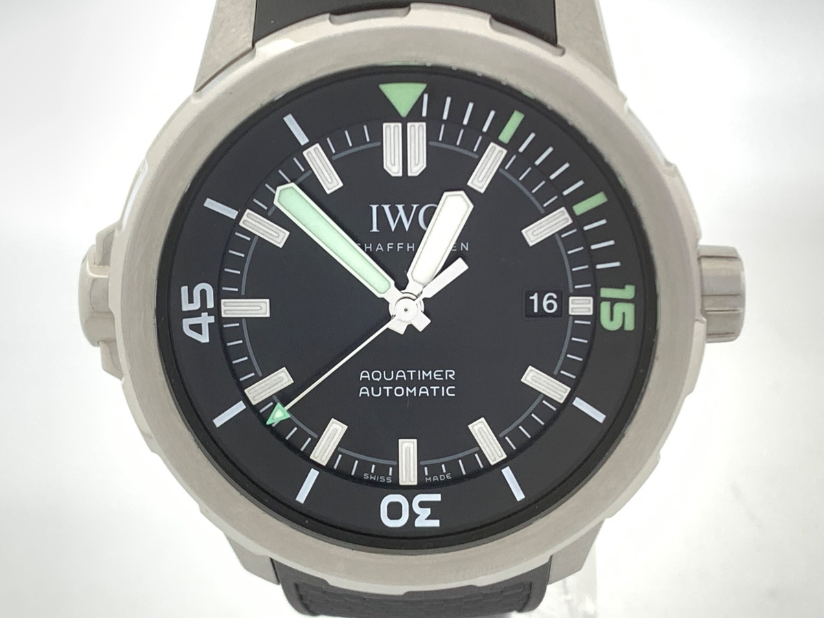 IWC アクアタイマー ブラック IW329001 ステンレススティール
