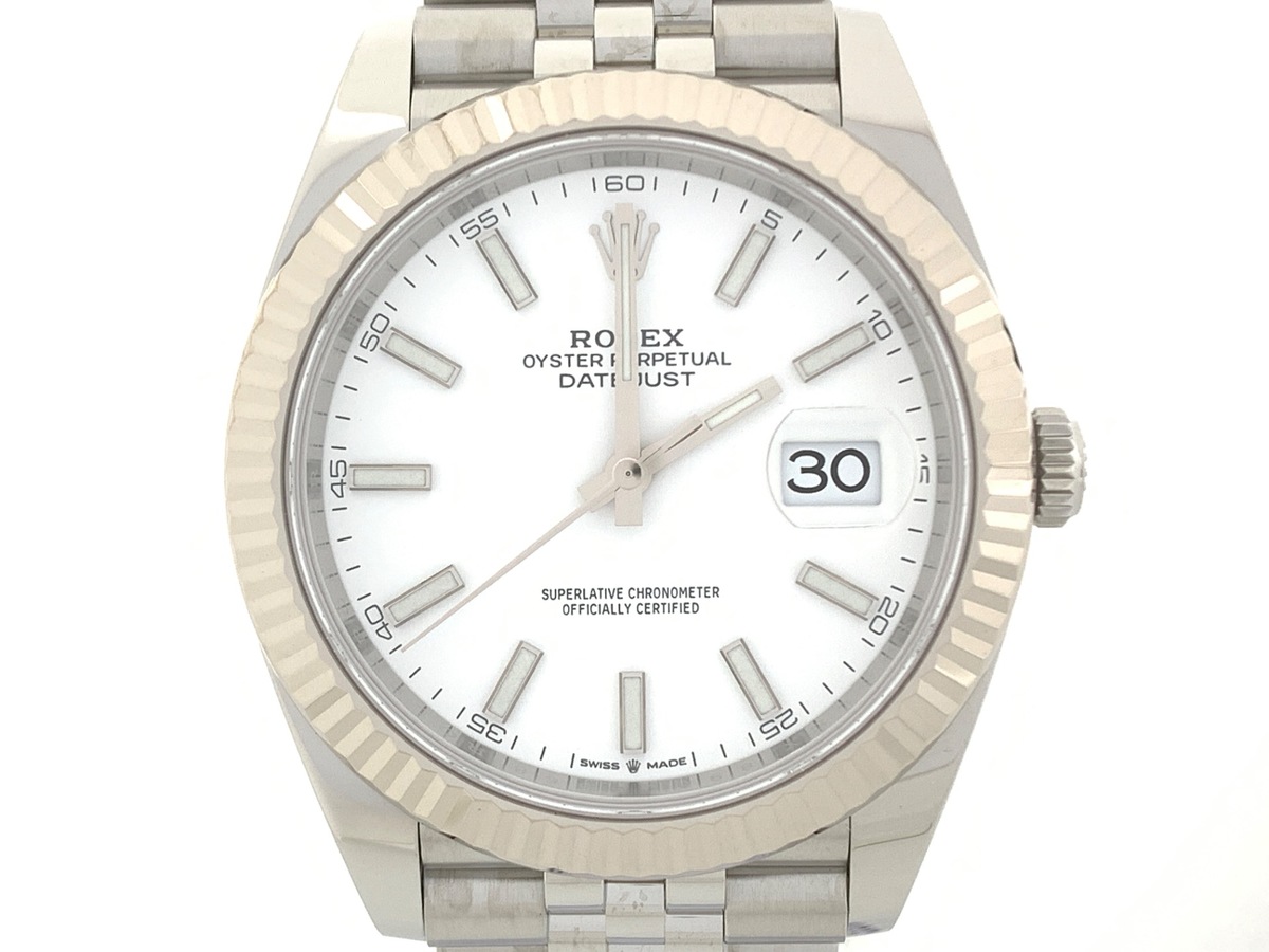 ロレックス(ROLEX) デイトジャスト 41 ホワイト 126334 ステンレス