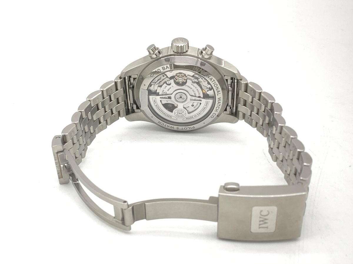 IWC パイロットウォッチ クロノグラフ 41 グリーン IW388104 ステンレススティール